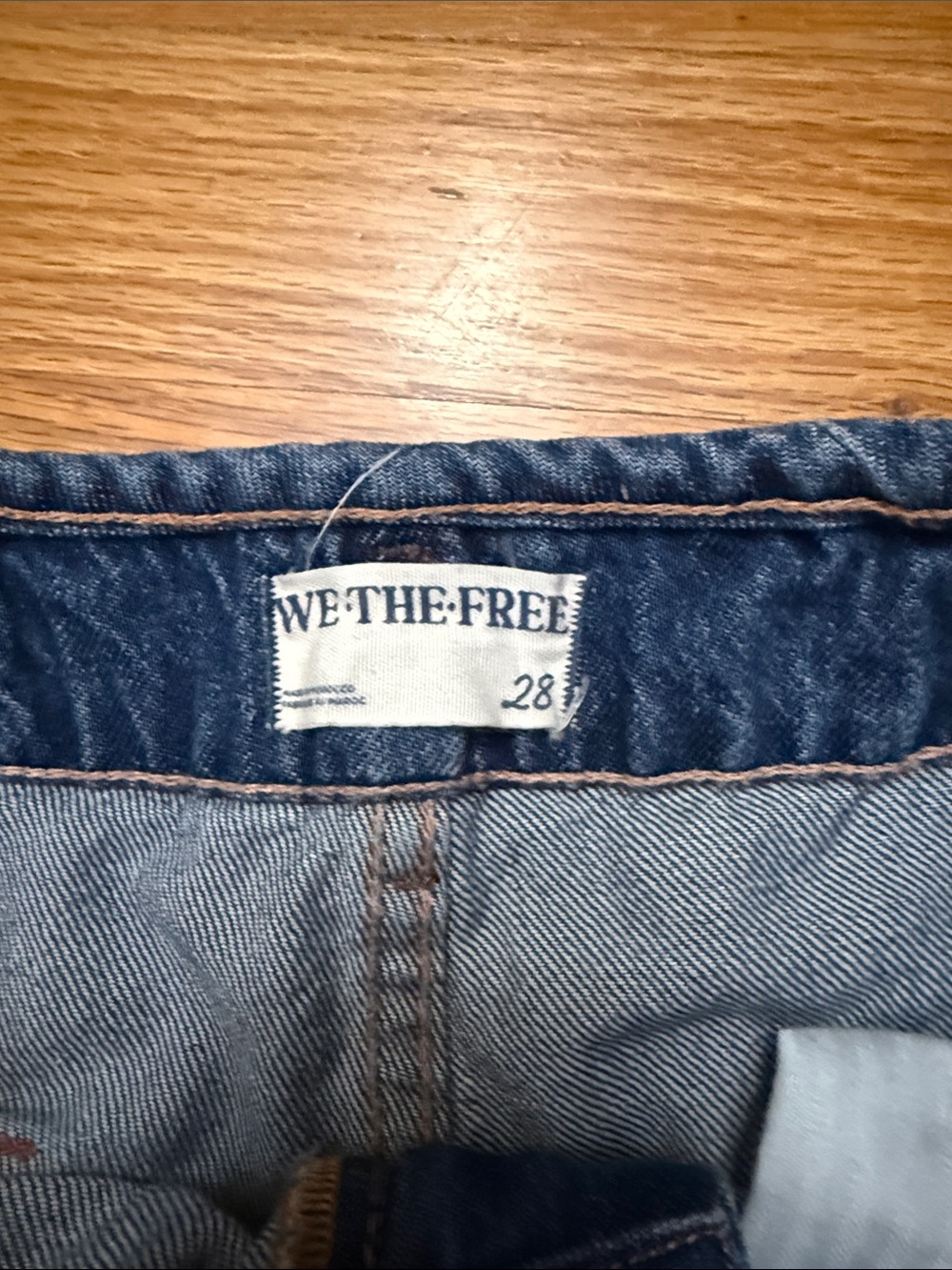 We The Free Harlow Mid- Rise Wide Leg Jeans 28 B09 - Picture 4 of 7
